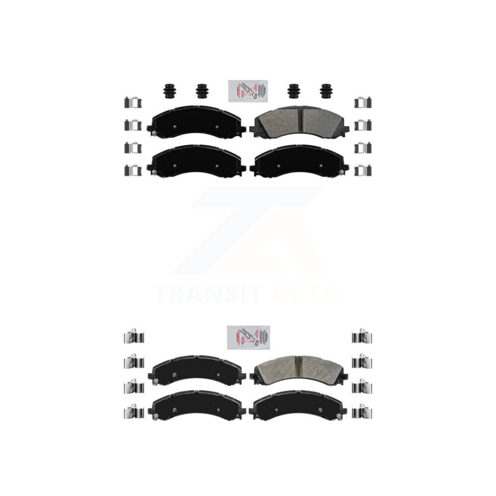 AmeriBRAKES KNF-101079 Disc Brake Pad for 2019-2022 Ram 3500 - Front and Rear