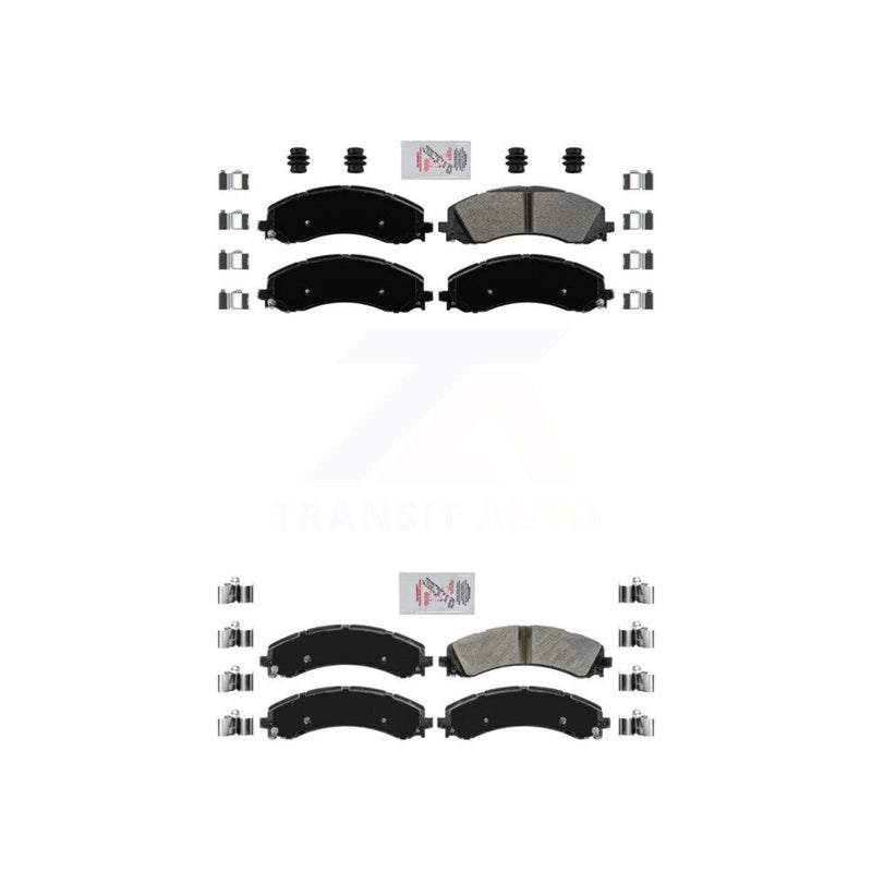 AmeriBRAKES KNF-101079 Disc Brake Pad for 2019-2022 Ram 3500 - Front and Rear