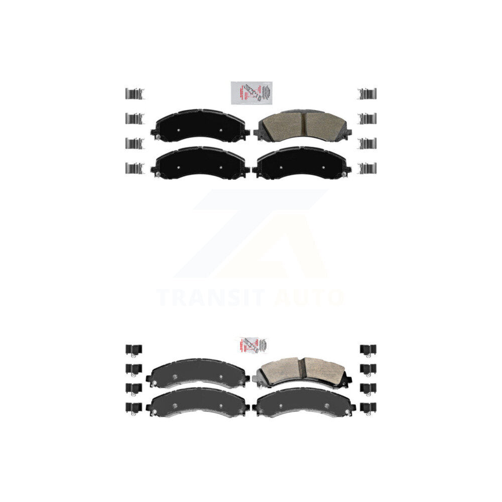 AmeriBRAKES KNF-101080 Disc Brake Pad for 2019-2022 Ram 3500 - Front and Rear