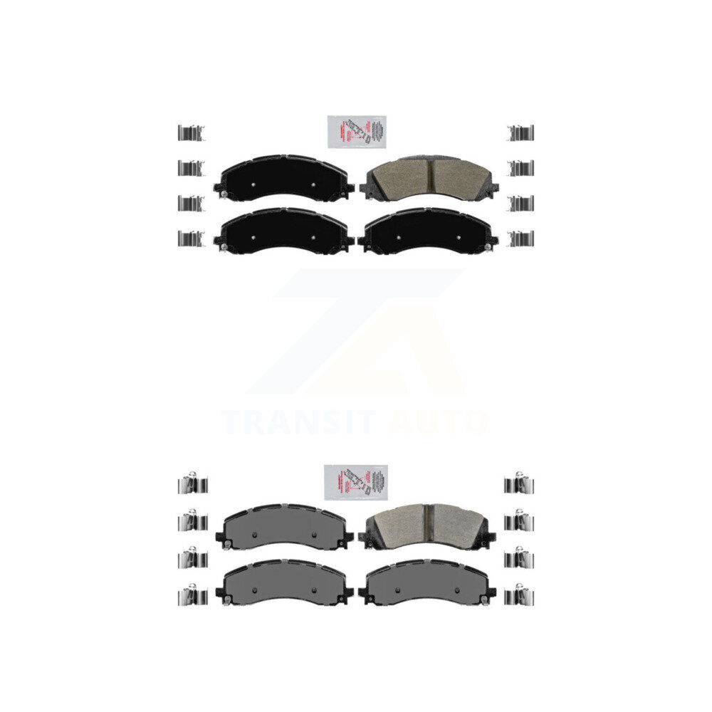 AmeriBRAKES KNF-101081 Disc Brake Pad for 2019-2024 Ram 2500, Ram 3500 - Front and Rear