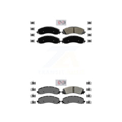 AmeriBRAKES KNF-101081 Disc Brake Pad for 2019-2024 Ram 2500, Ram 3500 - Front and Rear