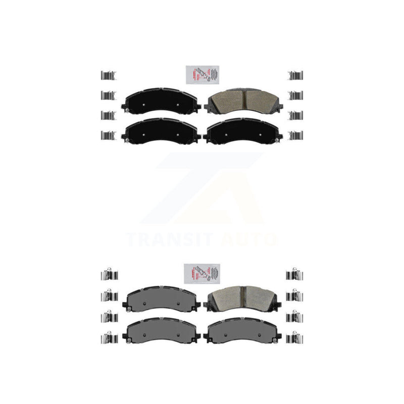 AmeriBRAKES KNF-101081 Disc Brake Pad for 2019-2024 Ram 2500, Ram 3500 - Front and Rear