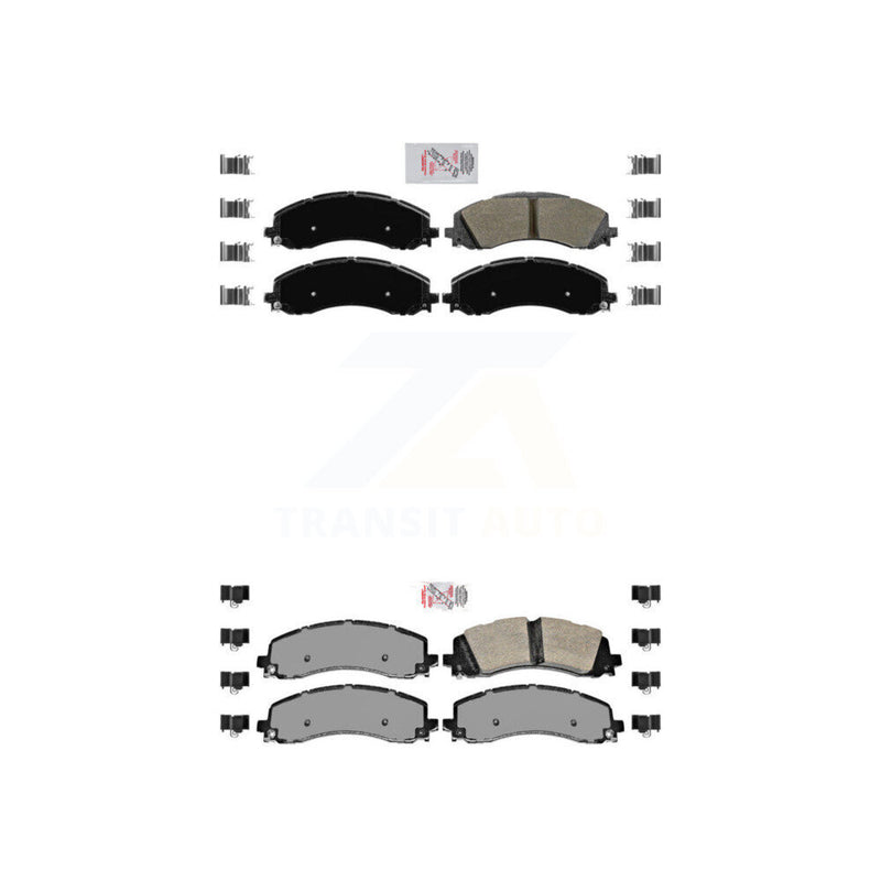 AmeriBRAKES KNF-101082 Disc Brake Pad for 2019-2024 Ram 2500, Ram 3500 - Front and Rear