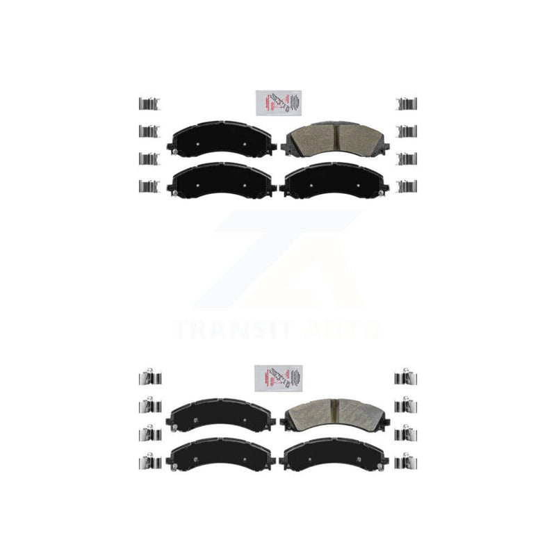 AmeriBRAKES KNF-101083 Disc Brake Pad for 2019-2022 Ram 3500 - Front and Rear