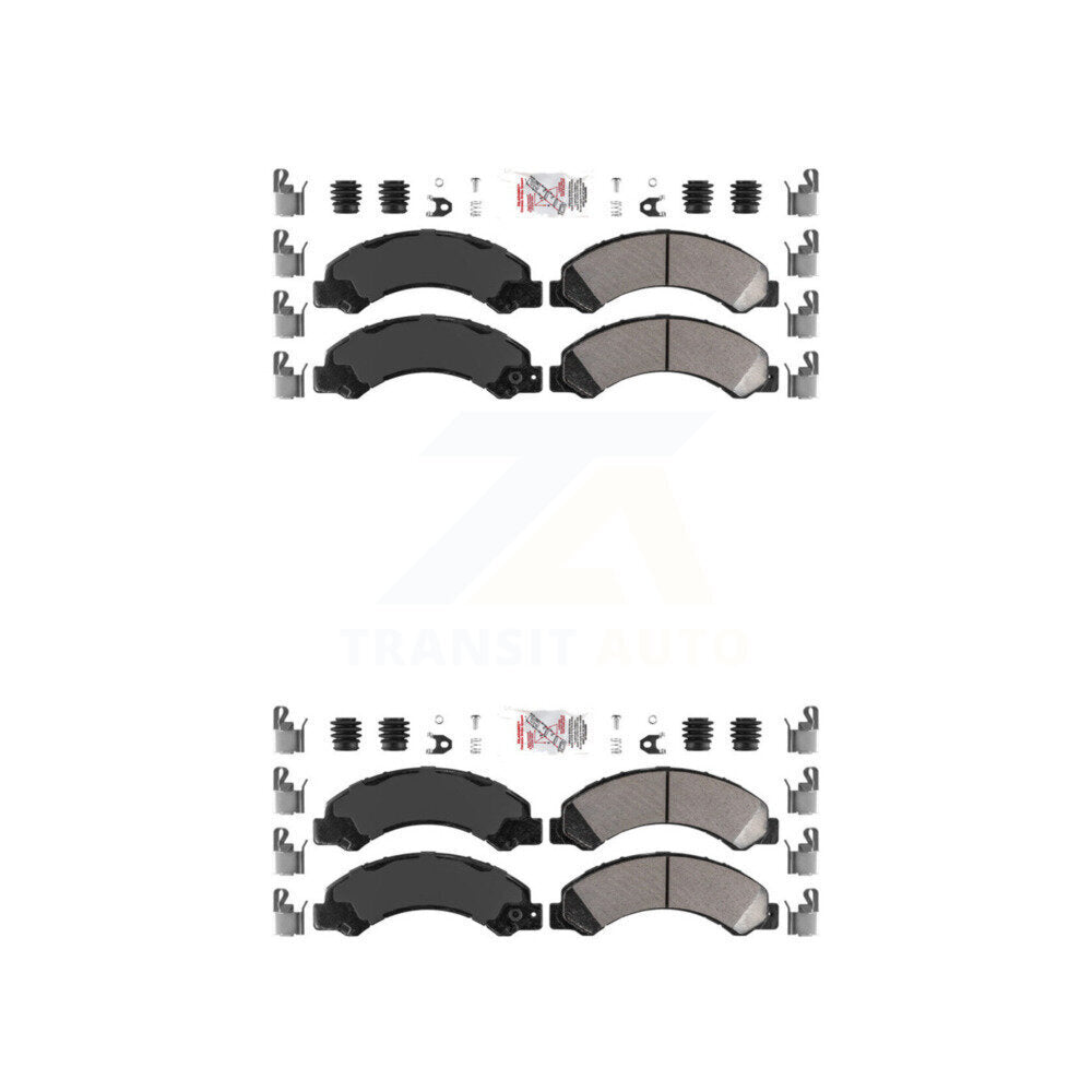 AmeriBRAKES KNF-101090 Disc Brake Pad for 2012-2018 Hino 155 - Front and Rear