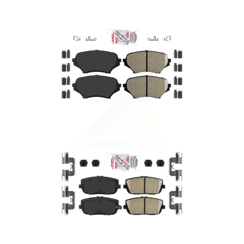 AmeriBRAKES KNF-101093 Disc Brake Pad for 2006-2015 Mazda MX-5 Miata - Front and Rear