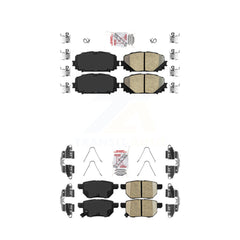 AmeriBRAKES KNF-101094 Disc Brake Pad for 2012-2018 Toyota Yaris - Front and Rear