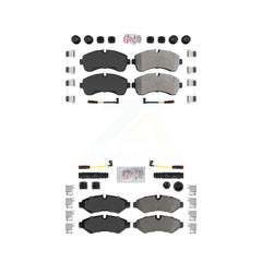 AmeriBRAKES KNF-101101 Disc Brake Pad for 2019-2024 Mercedes-Benz Sprinter 3500, Mercedes-Benz Sprinter 3500XD and More - Front and Rear