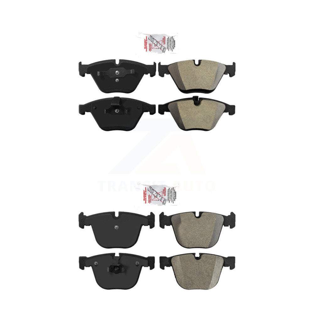 AmeriBRAKES KNF-101102 Disc Brake Pad for 2002-2013 BMW 1 Series M, BMW 535i and More - Front and Rear
