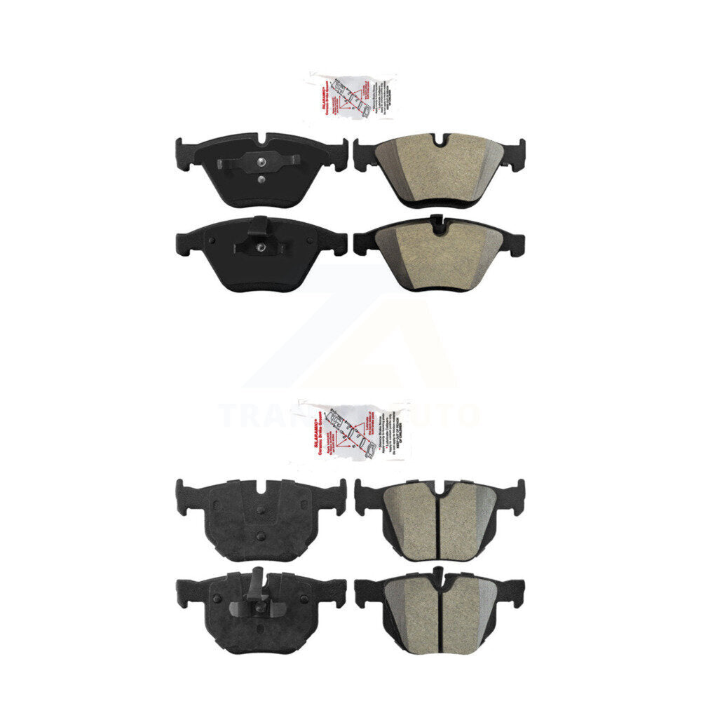 AmeriBRAKES KNF-101108 Disc Brake Pad for 2007-2013 BMW 335i, BMW X1 and More - Front and Rear