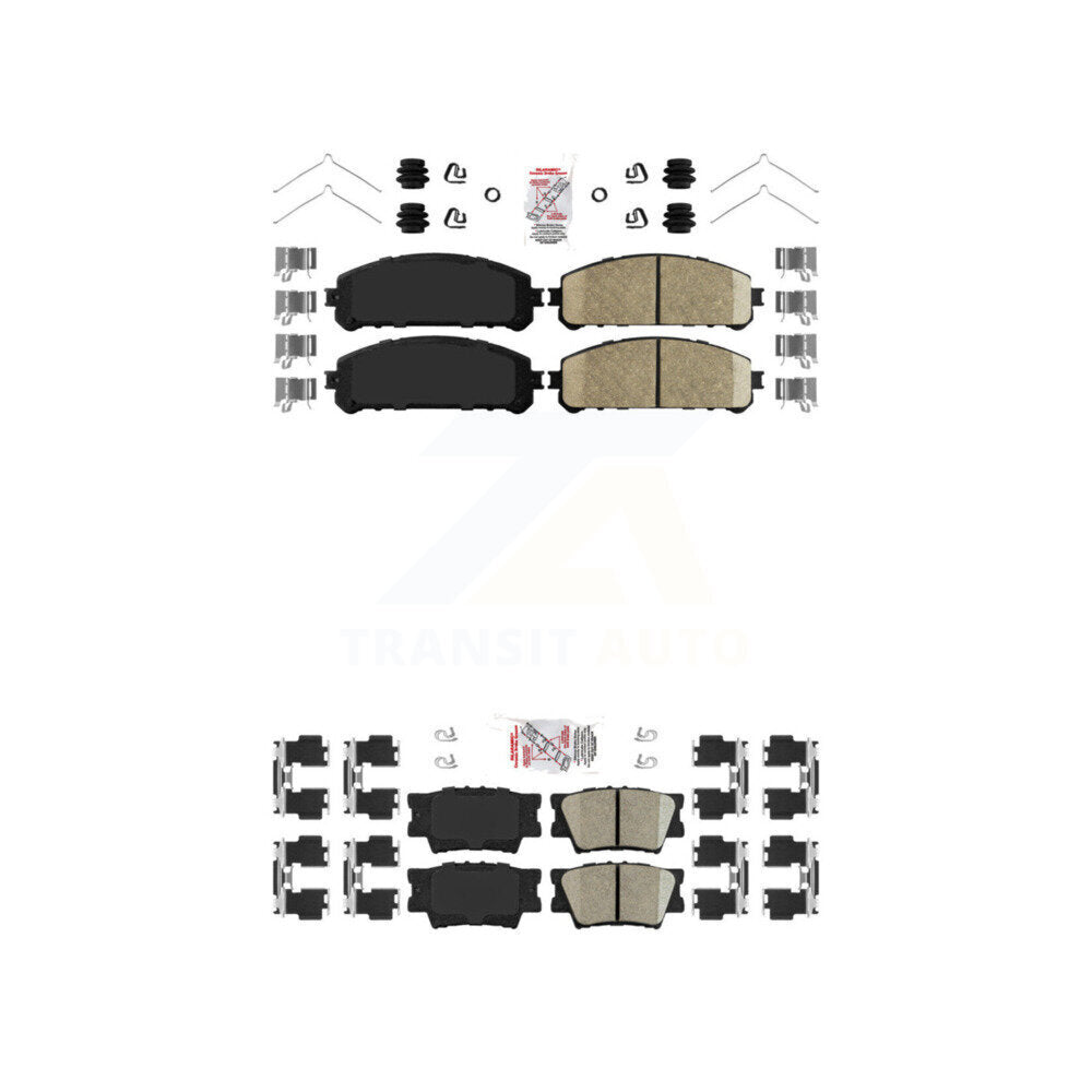 AmeriBRAKES KNF-101127 Disc Brake Pad for 2022 Toyota Camry - Front and Rear