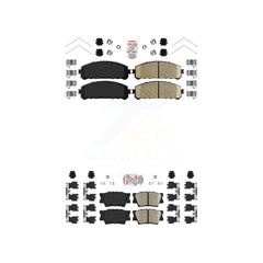 AmeriBRAKES KNF-101128 Disc Brake Pad for 2022 Toyota Camry - Front and Rear