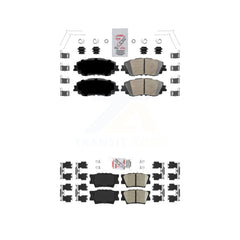 AmeriBRAKES KNF-101129 Disc Brake Pad for 2018-2024 Toyota Camry - Front and Rear