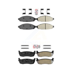 AmeriBRAKES KNF-101134 Disc Brake Pad for 2003-2010 Lincoln Town Car - Front and Rear