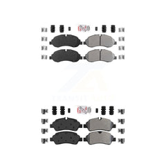 AmeriBRAKES KNF-101138 Disc Brake Pad for 2015-2019 Ford Transit-250, Ford Transit-150 and More - Front and Rear