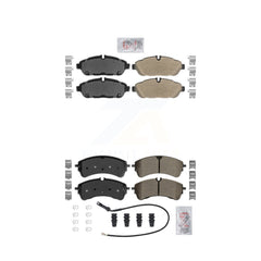 AmeriBRAKES KNF-101139 Disc Brake Pad for 2020-2023 Ford Transit-350, Ford Transit-350 HD and More - Front and Rear
