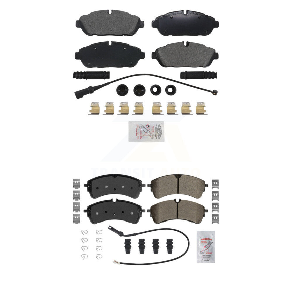 AmeriBRAKES KNF-101140 Disc Brake Pad for 2020-2023 Ford Transit-350, Ford Transit-350 HD and More - Front and Rear