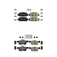 AmeriBRAKES KNF-101141 Disc Brake Pad for 2018-2025 Honda Accord - Front and Rear