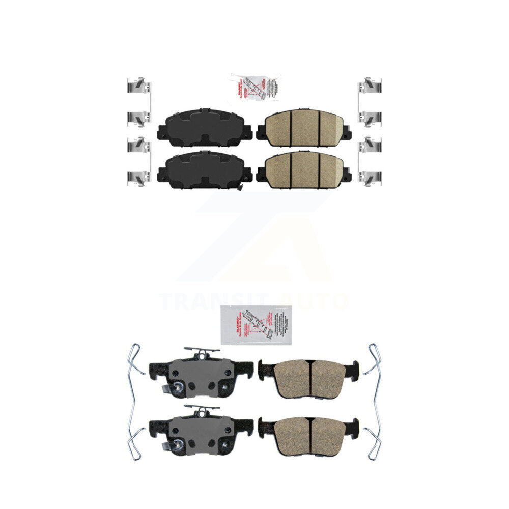 AmeriBRAKES KNF-101142 Disc Brake Pad for 2018-2025 Honda Accord - Front and Rear