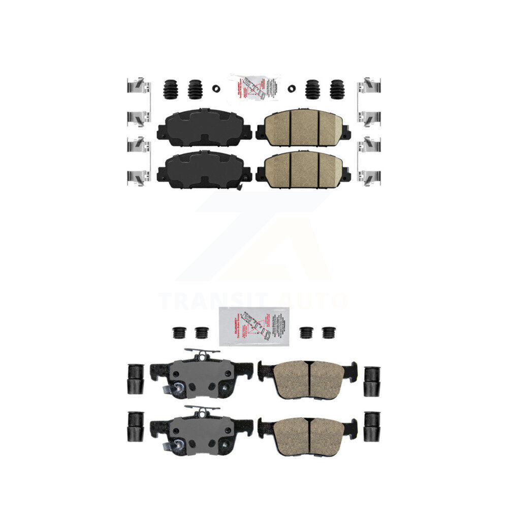 AmeriBRAKES KNF-101143 Disc Brake Pad for 2018-2025 Honda Accord - Front and Rear