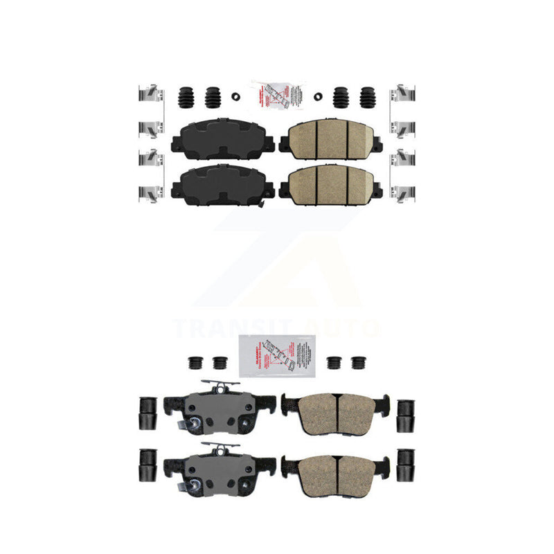 AmeriBRAKES KNF-101143 Disc Brake Pad for 2018-2025 Honda Accord - Front and Rear