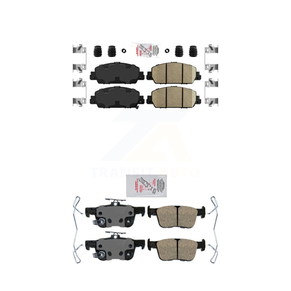 AmeriBRAKES KNF-101144 Disc Brake Pad for 2018-2025 Honda Accord - Front and Rear