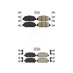AmeriBRAKES KNF-101145 Disc Brake Pad for 2016-2022 Honda HR-V - Front and Rear