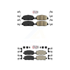 AmeriBRAKES KNF-101146 Disc Brake Pad for 2016-2022 Honda HR-V - Front and Rear