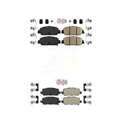AmeriBRAKES KNF-101147 Disc Brake Pad for 2016-2022 Honda HR-V - Front and Rear
