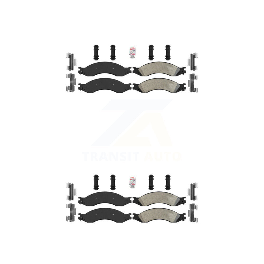 AmeriBRAKES KNF-101158 Disc Brake Pad for 2003-2009 Chevrolet C4500 Kodiak, Chevrolet C5500 Kodiak and More - Front and Rear