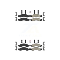 AmeriBRAKES KNF-101158 Disc Brake Pad for 2003-2009 Chevrolet C4500 Kodiak, Chevrolet C5500 Kodiak and More - Front and Rear