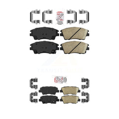 AmeriBRAKES KNF-101160 Disc Brake Pad for 2017-2020 Hyundai Elantra - Front and Rear