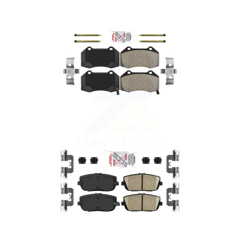 AmeriBRAKES KNF-101164 Disc Brake Pad for 2016-2020 Mazda MX-5 Miata - Front and Rear