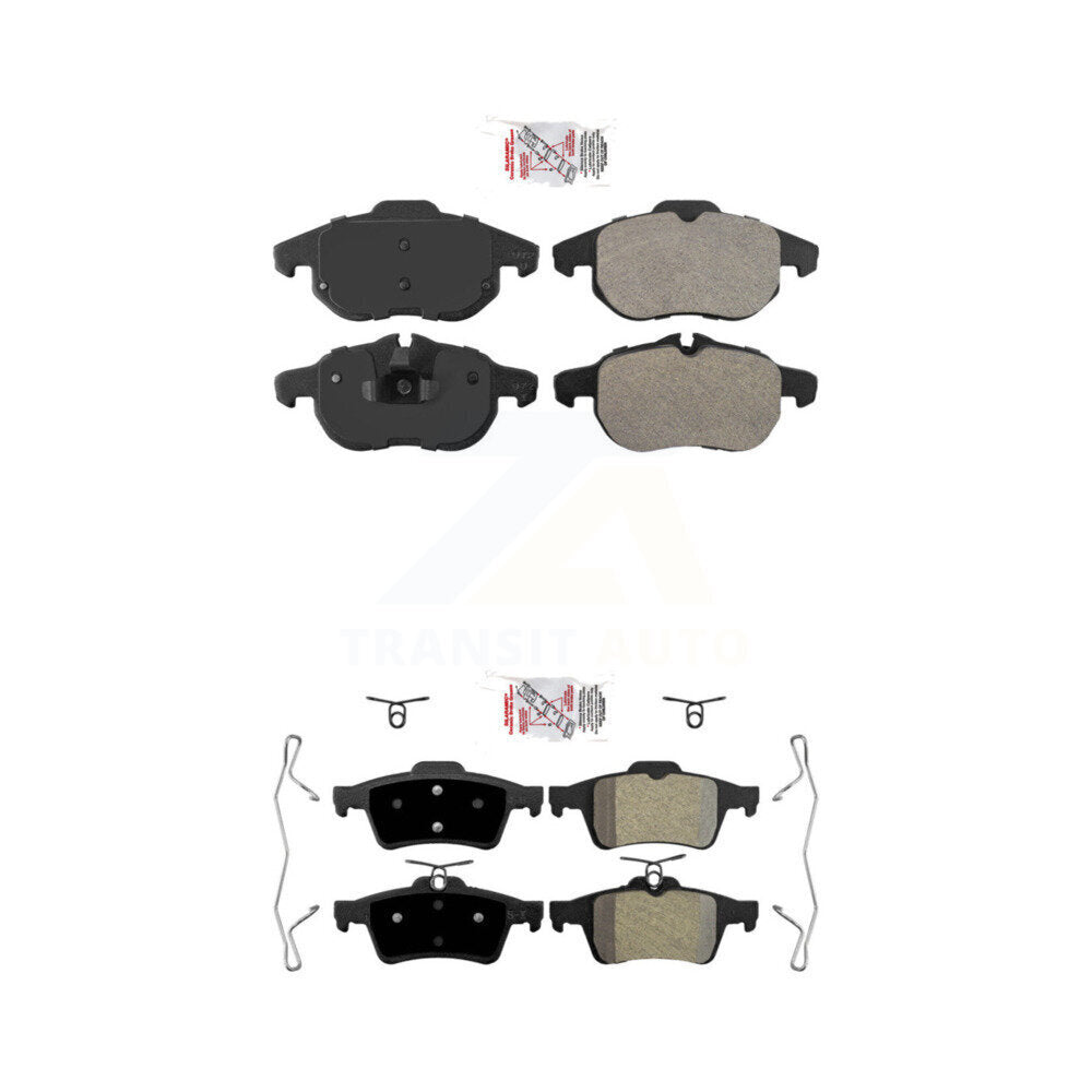 AmeriBRAKES KNF-101165 Disc Brake Pad for 2004-2011 Saab 9-3 - Front and Rear