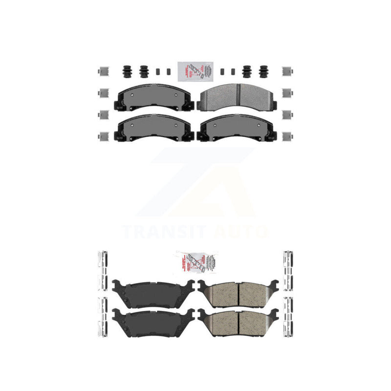 AmeriBRAKES KNF-101167 Disc Brake Pad for 2018-2021 Ford Expedition, Ford F-150, Lincoln Navigator - Front and Rear