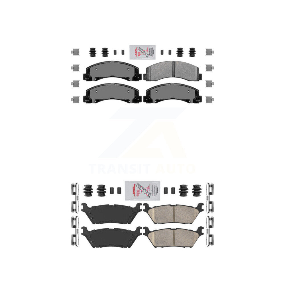 AmeriBRAKES KNF-101168 Disc Brake Pad for 2018-2021 Ford Expedition, Ford F-150, Lincoln Navigator - Front and Rear