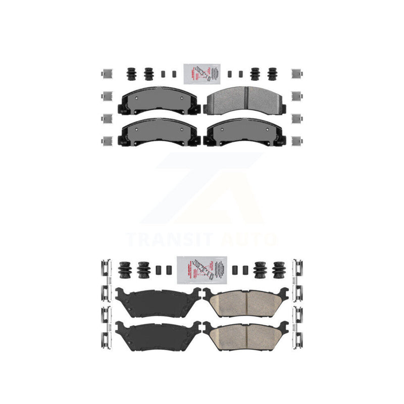 AmeriBRAKES KNF-101168 Disc Brake Pad for 2018-2021 Ford Expedition, Ford F-150, Lincoln Navigator - Front and Rear