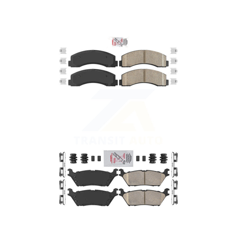 AmeriBRAKES KNF-101170 Disc Brake Pad for 2018-2021 Ford Expedition, Ford F-150, Lincoln Navigator - Front and Rear