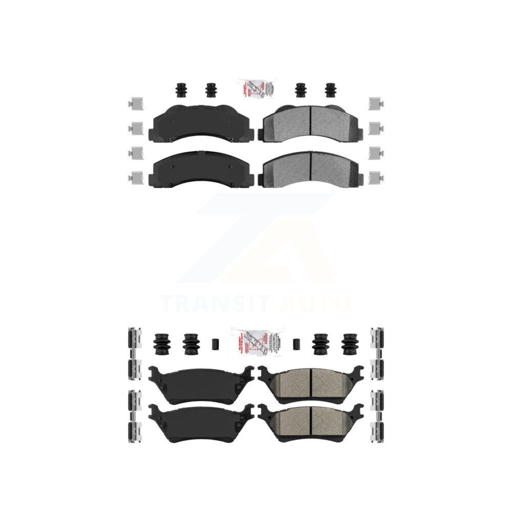 AmeriBRAKES KNF-101171 Disc Brake Pad for 2012-2017 Ford F-150 - Front and Rear