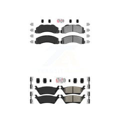 AmeriBRAKES KNF-101171 Disc Brake Pad for 2012-2017 Ford F-150 - Front and Rear