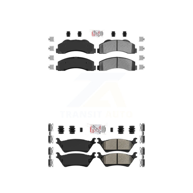 AmeriBRAKES KNF-101171 Disc Brake Pad for 2012-2017 Ford F-150 - Front and Rear