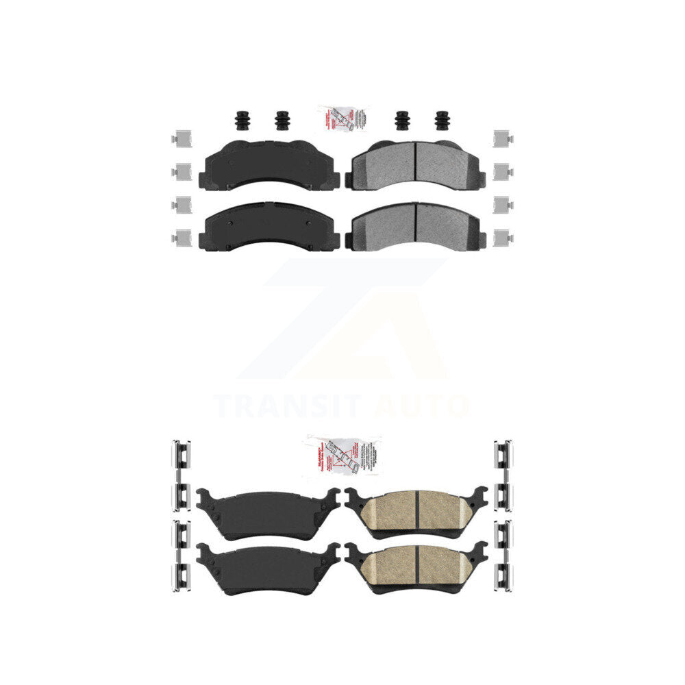 AmeriBRAKES KNF-101172 Disc Brake Pad for 2012-2017 Ford F-150 - Front and Rear
