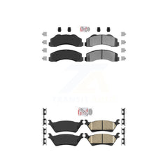 AmeriBRAKES KNF-101172 Disc Brake Pad for 2012-2017 Ford F-150 - Front and Rear