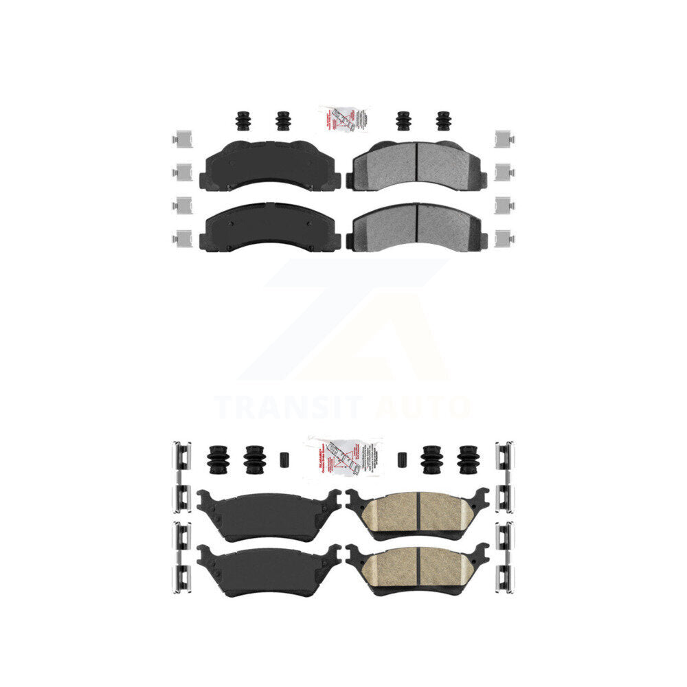 AmeriBRAKES KNF-101173 Disc Brake Pad for 2012-2017 Ford F-150 - Front and Rear