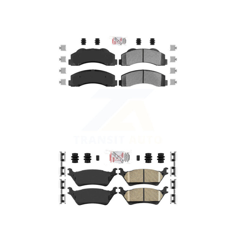 AmeriBRAKES KNF-101173 Disc Brake Pad for 2012-2017 Ford F-150 - Front and Rear