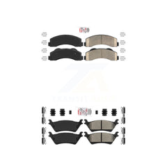 AmeriBRAKES KNF-101174 Disc Brake Pad for 2012-2017 Ford F-150 - Front and Rear