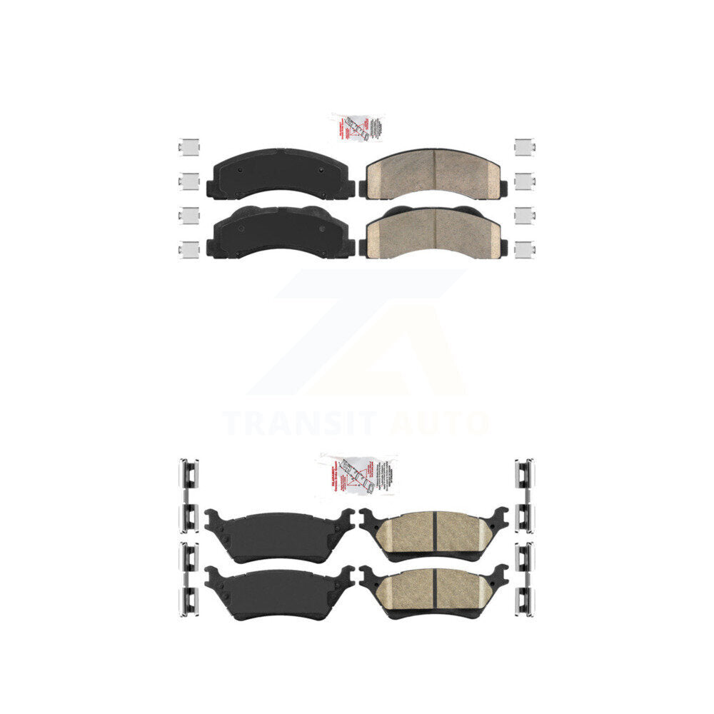 AmeriBRAKES KNF-101175 Disc Brake Pad for 2012-2017 Ford F-150 - Front and Rear