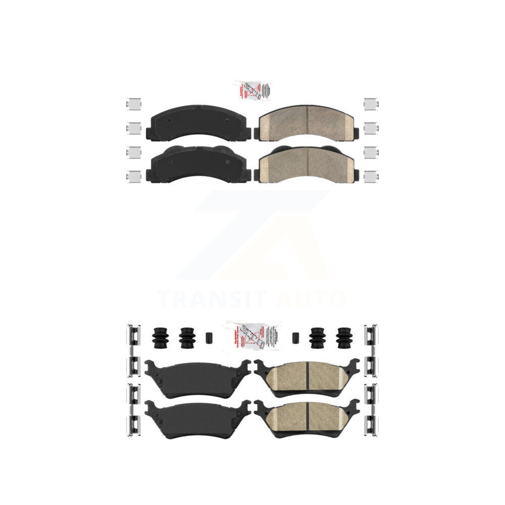 AmeriBRAKES KNF-101176 Disc Brake Pad for 2012-2017 Ford F-150 - Front and Rear