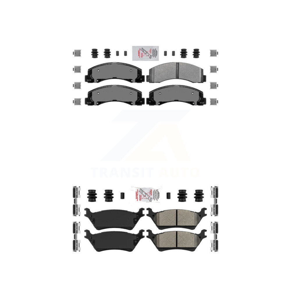 AmeriBRAKES KNF-101177 Disc Brake Pad for 2018-2020 Ford F-150 - Front and Rear