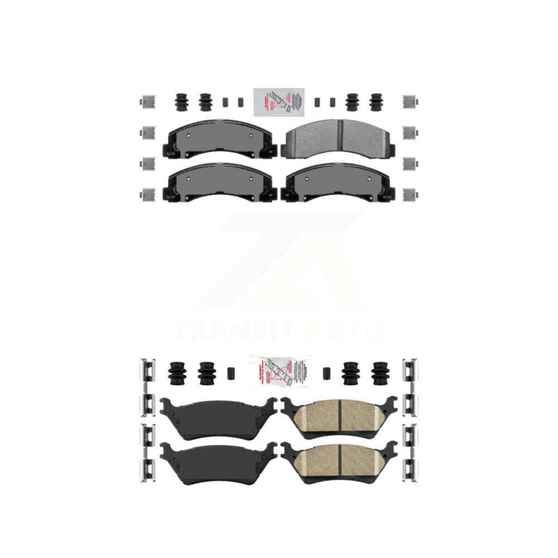 AmeriBRAKES KNF-101179 Disc Brake Pad for 2018-2020 Ford F-150 - Front and Rear